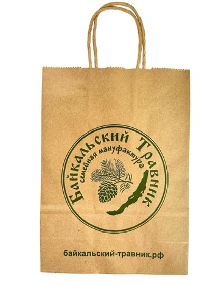 Пакет крафт 18*25*8 см