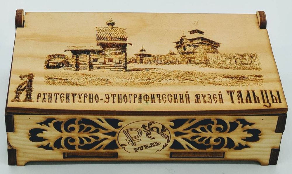 Шкатулка кедровая "Тальцы"