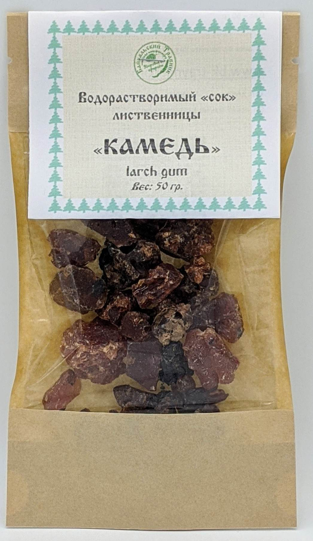 Водорастворимый «сок» лиственницы («камедь»)