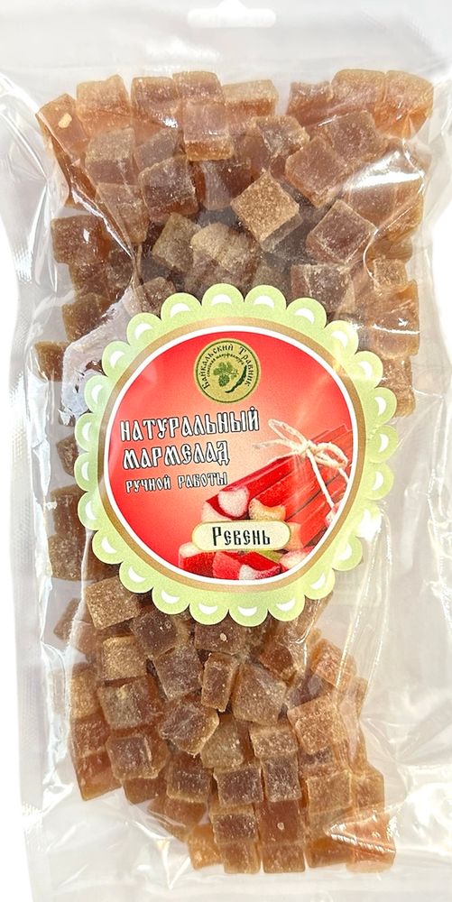 Натуральный мармелад ручной работы «Ревень»