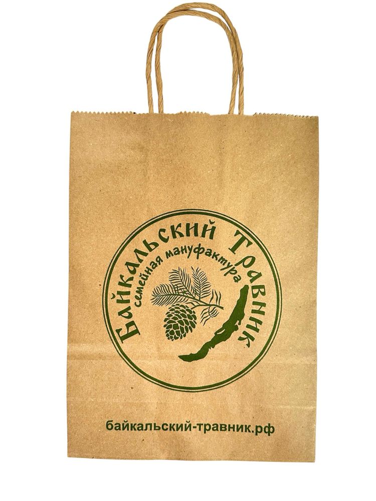 Пакет крафт 18*25*8 см