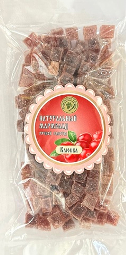 Натуральный мармелад ручной работы «Клюква»